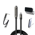 CABLE 2 EN 1 CON SOPORTE INVISIBLE